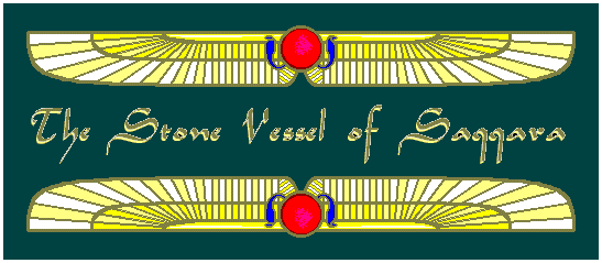 SilkCocoon presents The Stone Vessel of Saqqara